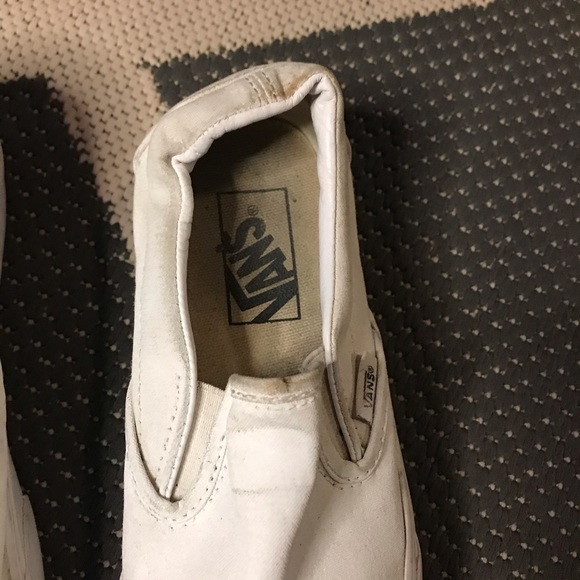 White slip on platform vans - Picture 5 of 13